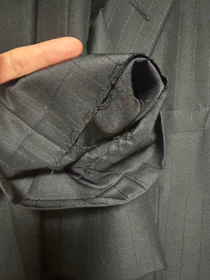 Dior homme エディ期　セットアップ　修理あと裾ダメージあり