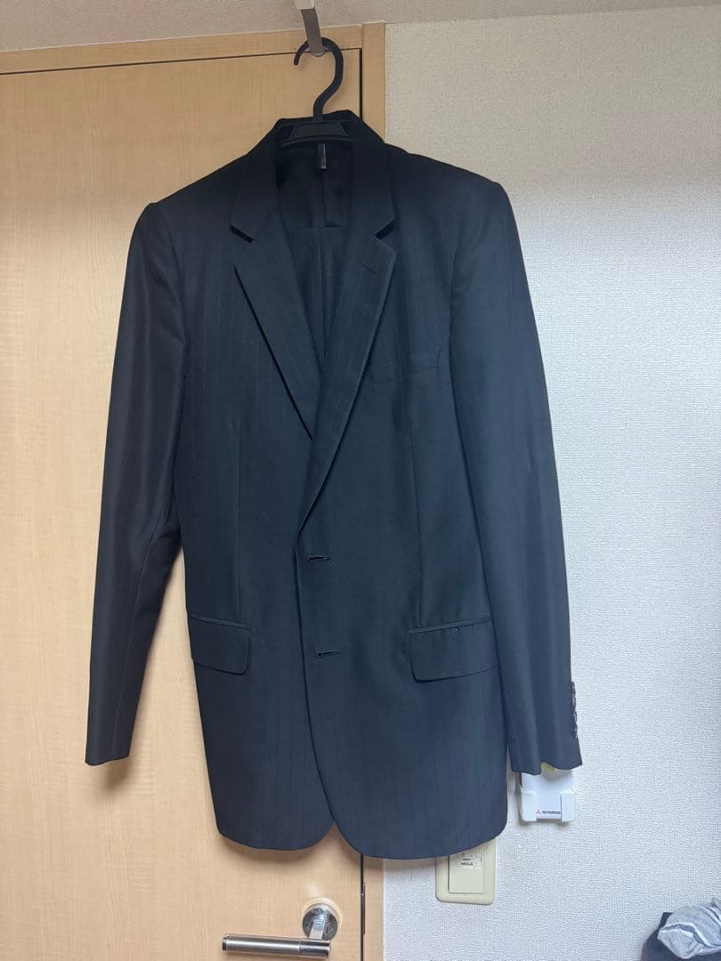 Dior homme エディ期　セットアップ　修理あと裾ダメージあり