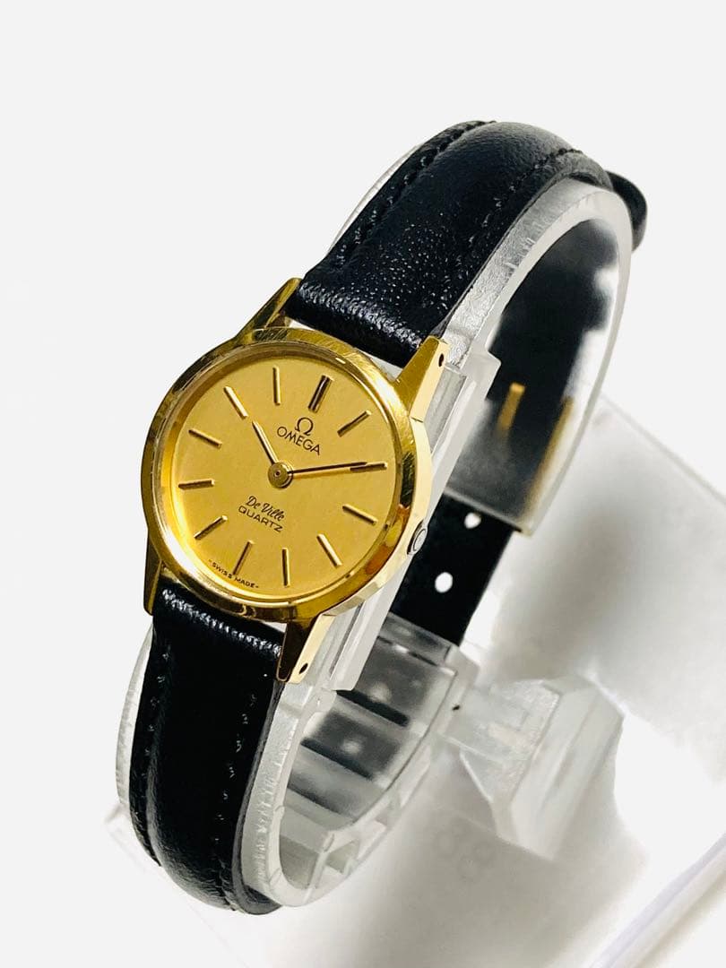 美品！　OMEGA オメガ　デビル　プッシュ式　ビンテージ　レディース腕時計