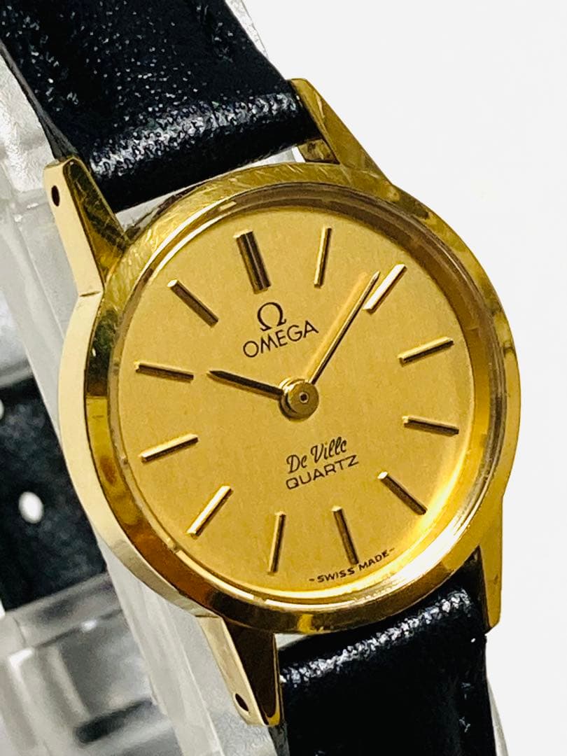 美品！　OMEGA オメガ　デビル　プッシュ式　ビンテージ　レディース腕時計