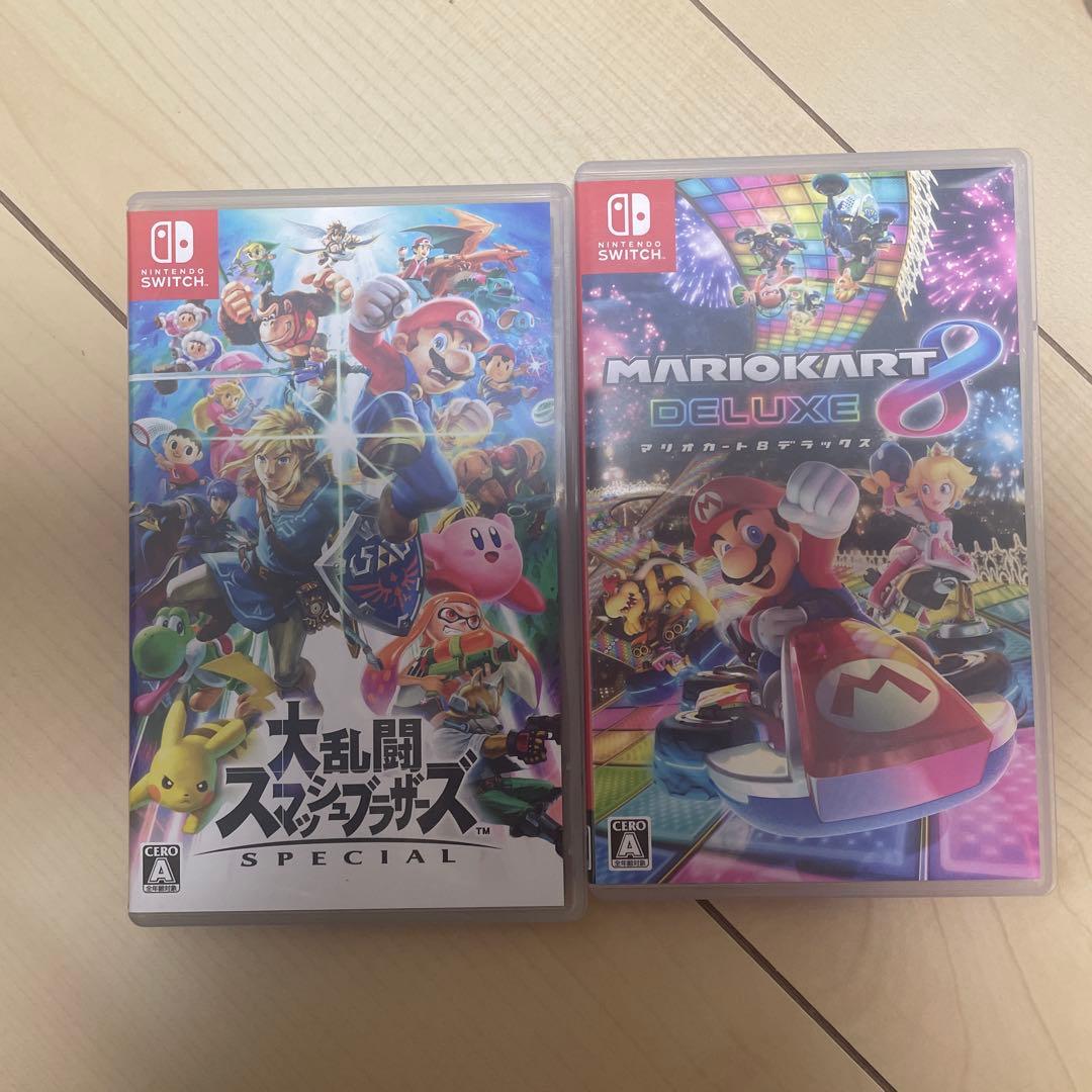 Nintendo Switchソフト　スマブラSP マリオカート8DX セット