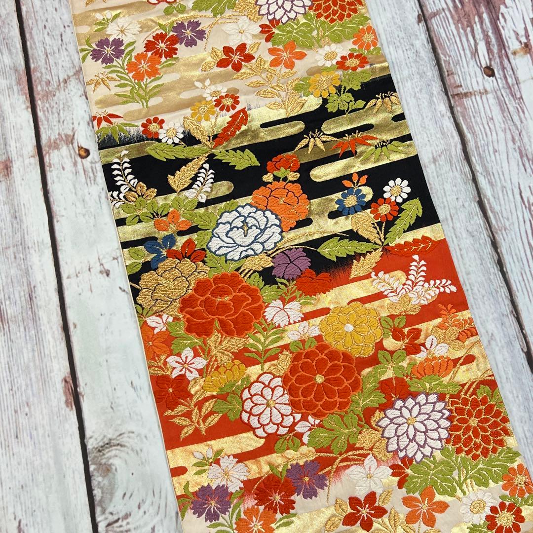 Mmmmmmi　振袖・袋帯セット　金駒　振り袖　総絞り