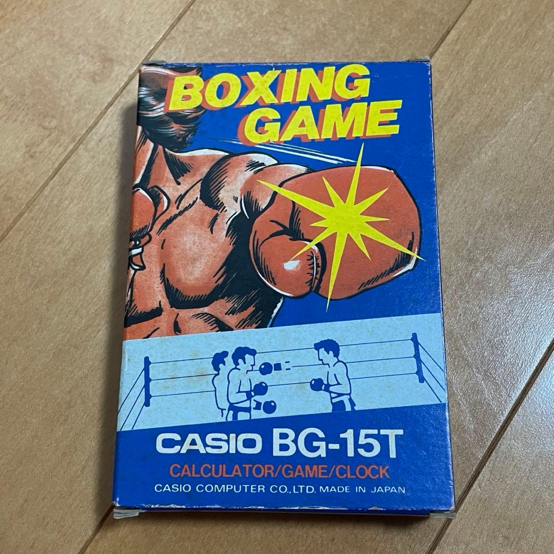 casio カシオ　BG-15T ゲーム付き電卓　boxing ボクシング