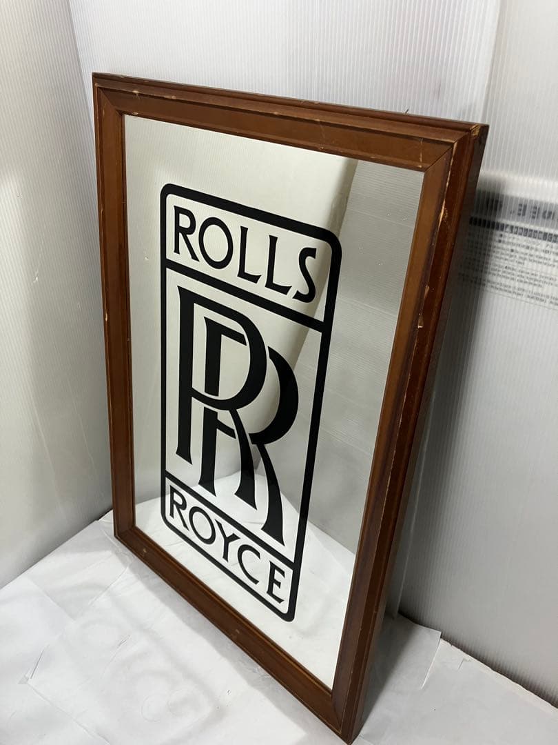 パブミラー ロールスロイス ROLLS ROYCE 鏡 アンティーク