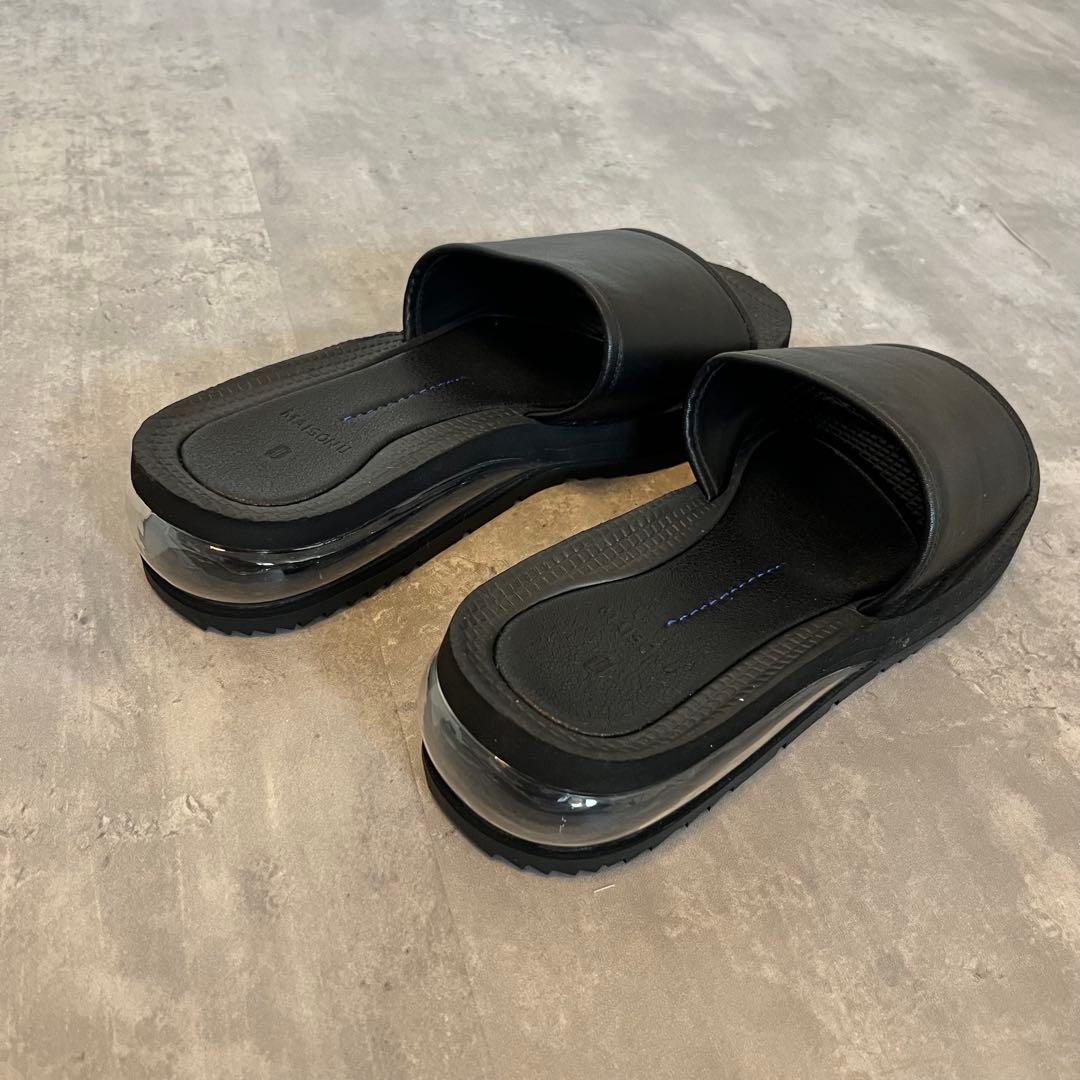 MAISON U AIR SLIDER SANDAL BLACK サンダル