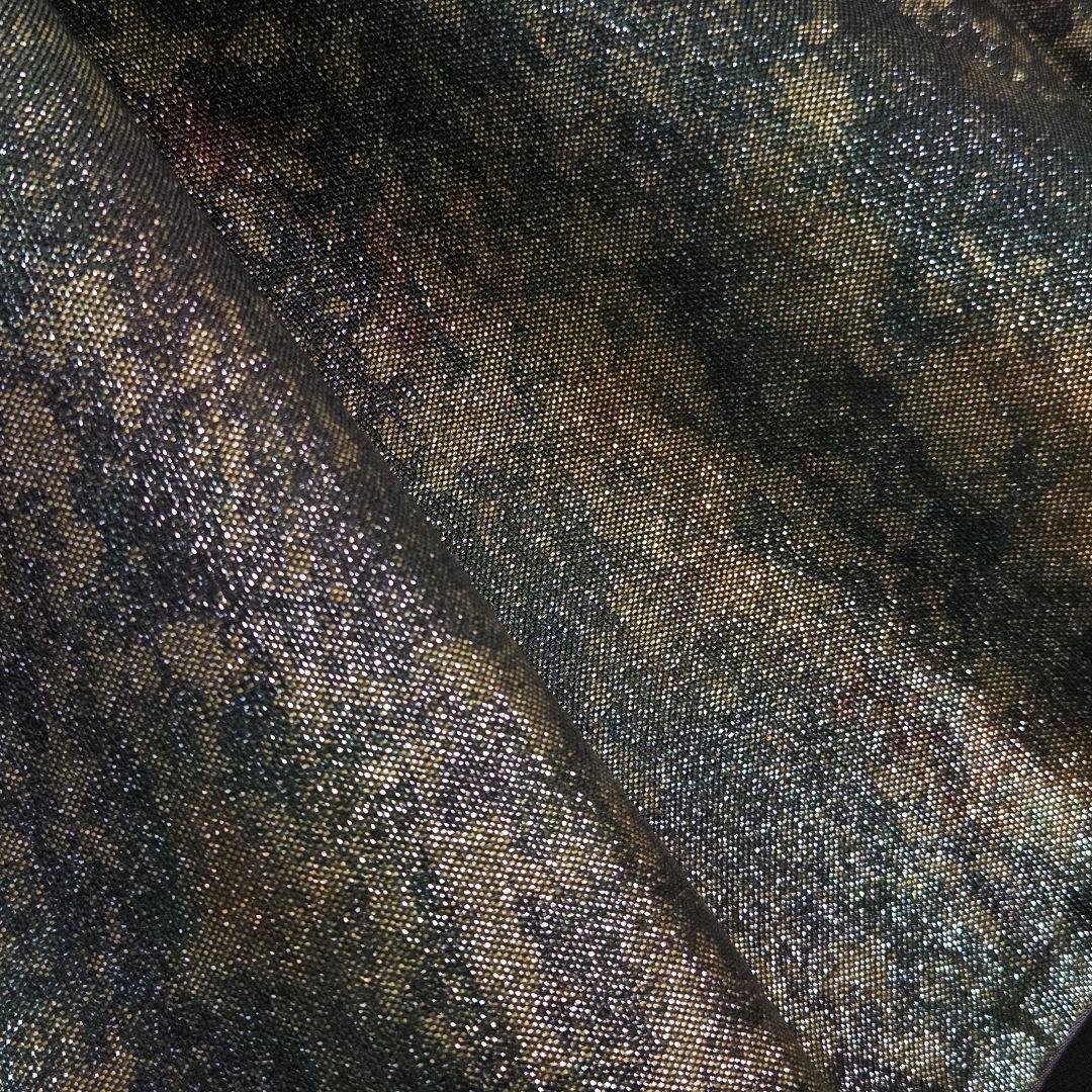 着物と帯京月花 m3741■お仕立て上がり/黒地ラクダ引箔西陣正絹袋帯/全通■