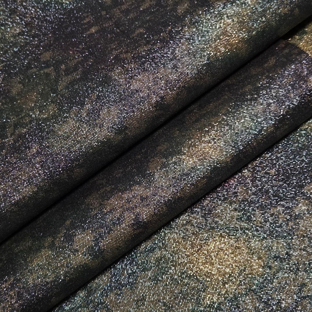 着物と帯京月花 m3741■お仕立て上がり/黒地ラクダ引箔西陣正絹袋帯/全通■