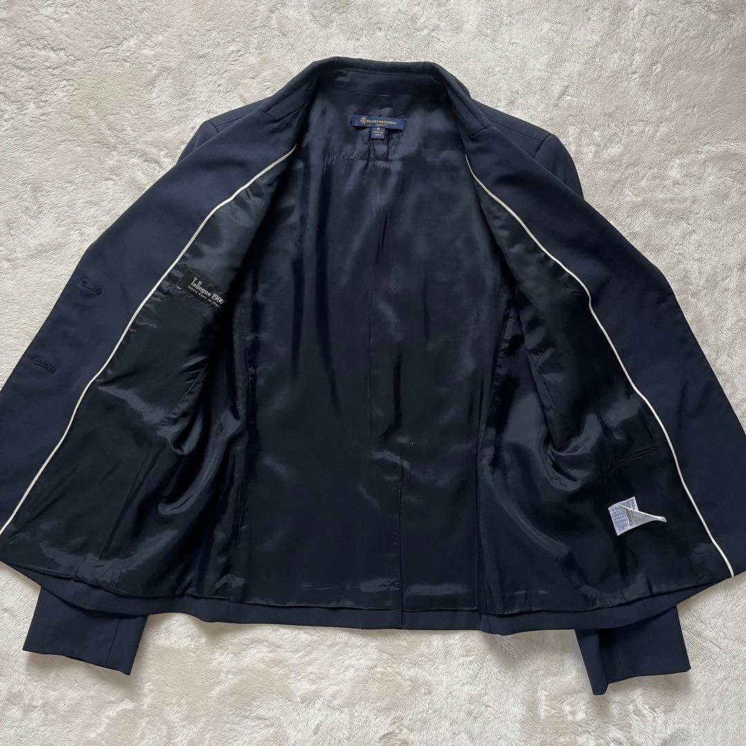 希少サイズ2XL✨ブルックスブラザーズ　セットアップスーツ　イタリア生地ネイビー
