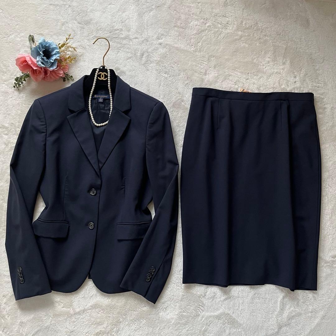 希少サイズ2XL✨ブルックスブラザーズ　セットアップスーツ　イタリア生地ネイビー