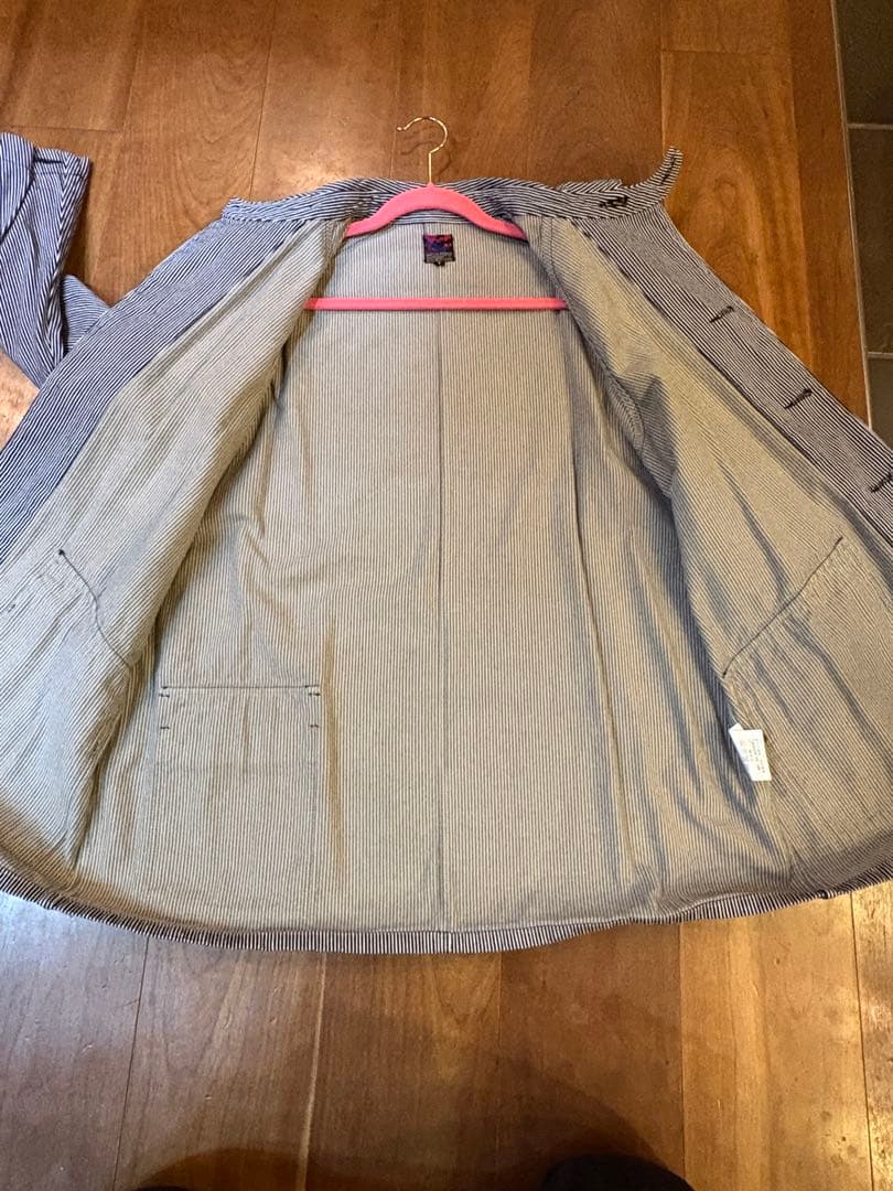 ブルーナボインBRU NA BOINNEヒッコリーカバーオール