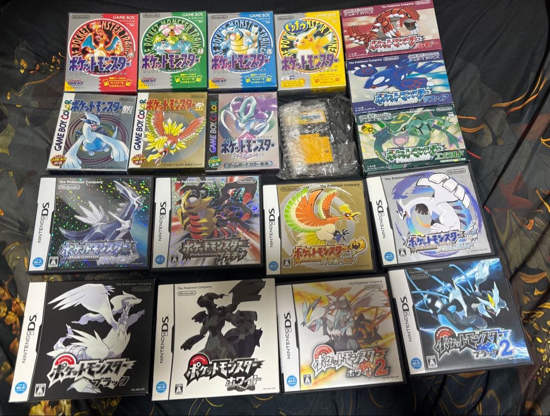 ポケットモンスター　シリーズ　まとめ売り　箱付き多数、赤緑青ピカチュウ版