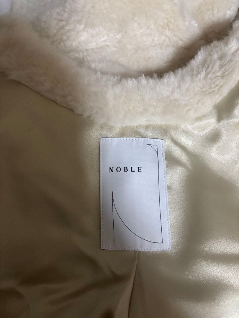 新品♡Noble スノーボアボリュームフォルムベスト