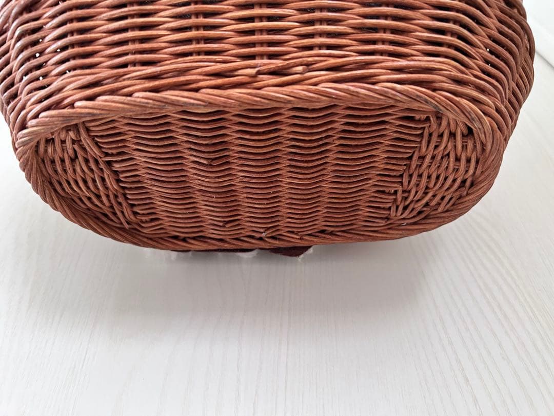 【muveil】 カゴバッグ シュナウザー ホワイト