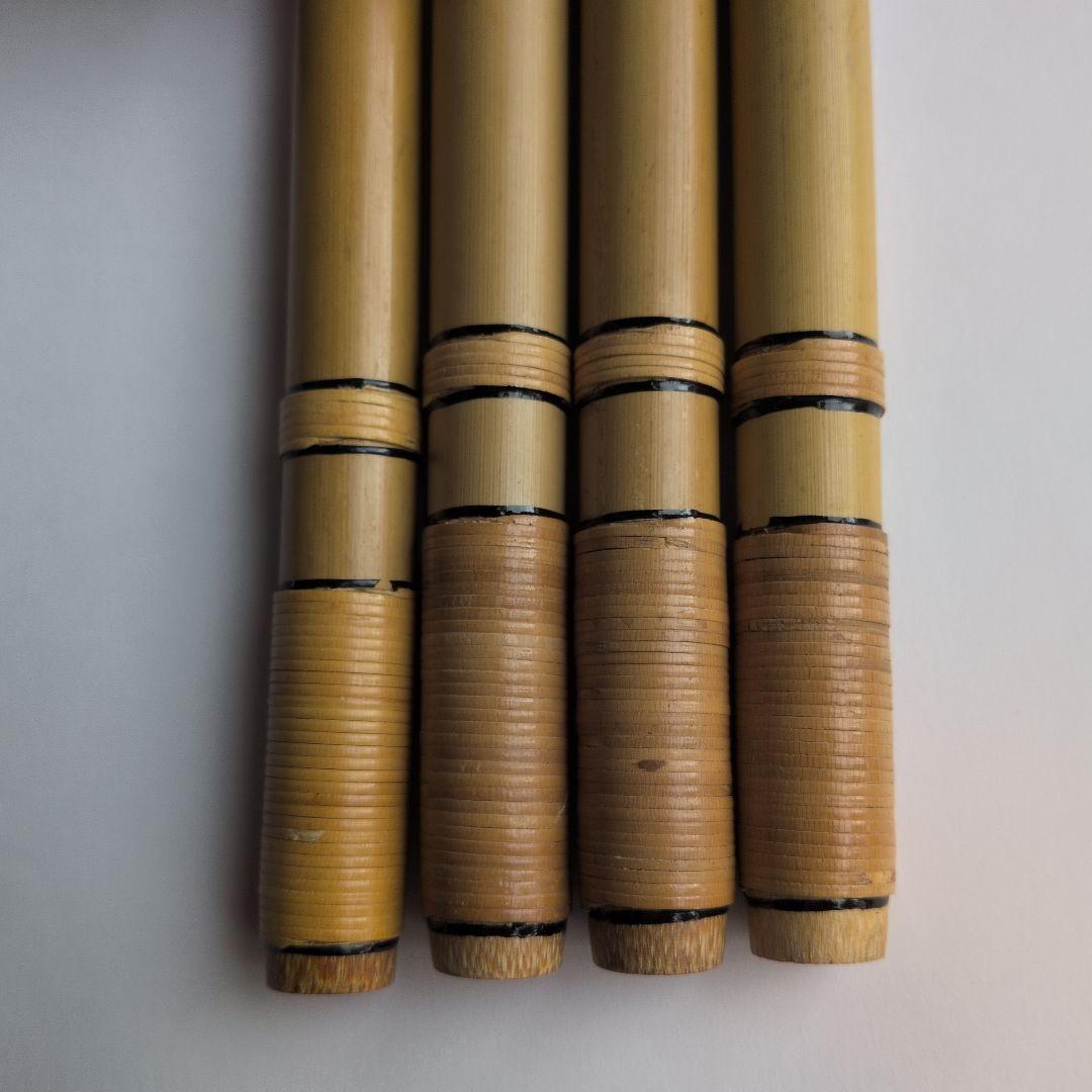 篠笛 獅子田 竹渓 6つ穴 大塚竹管楽器 4本セット