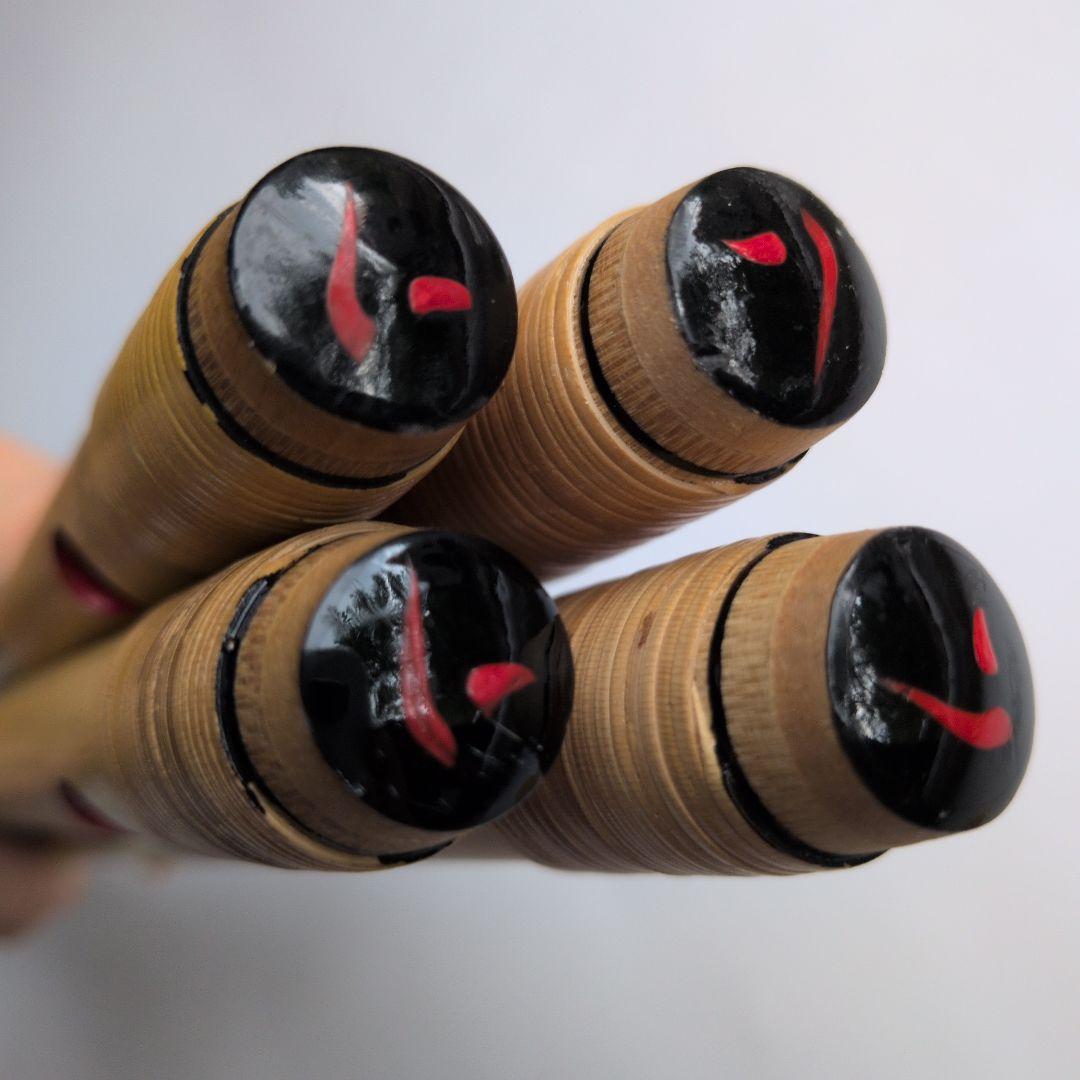 篠笛 獅子田 竹渓 6つ穴 大塚竹管楽器 4本セット