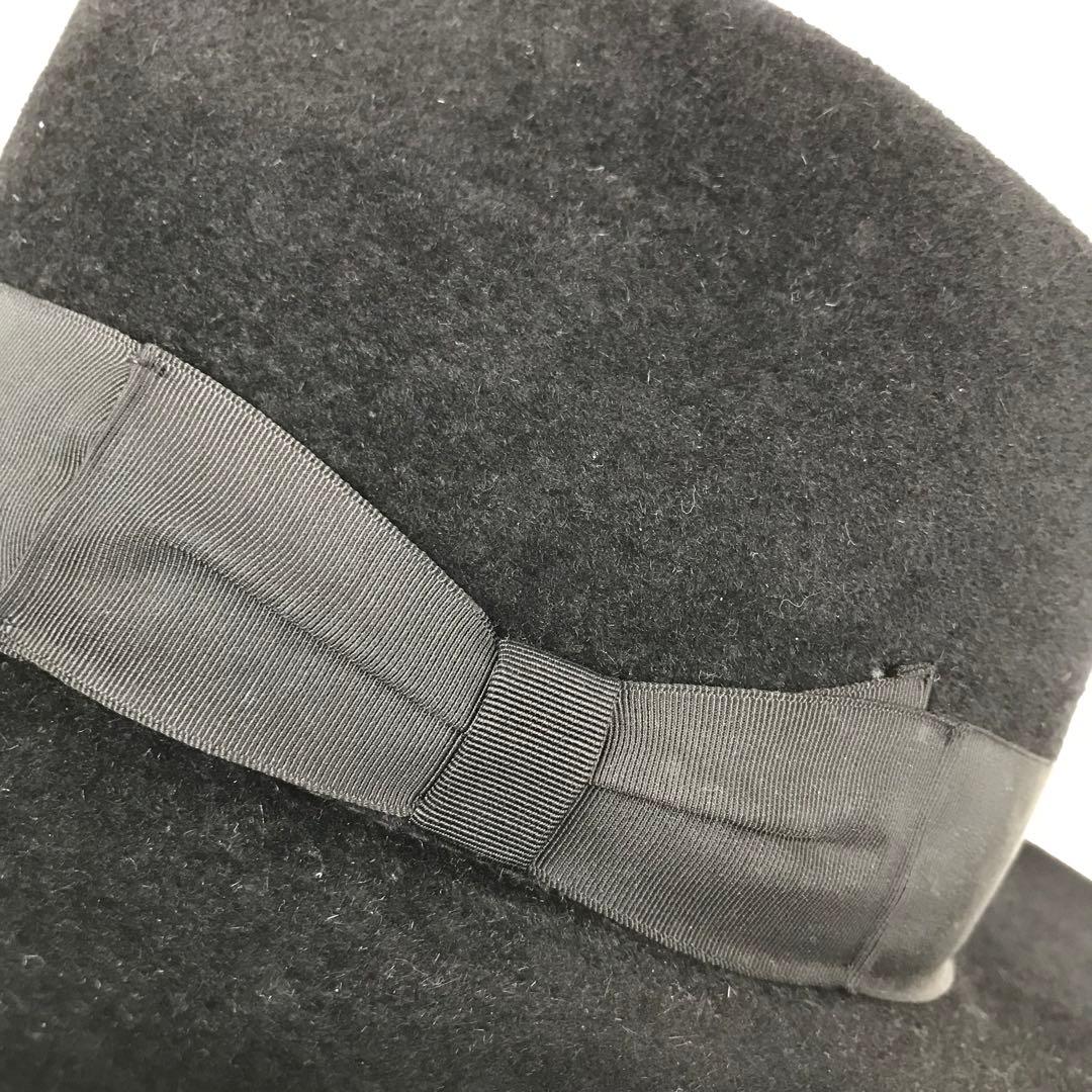 ワコマリア　ハット　M　ブラック　ラビットファー