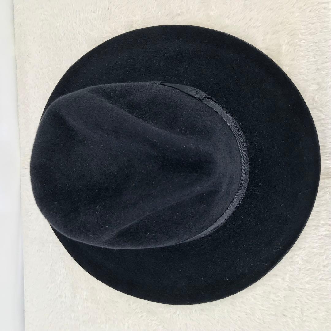 ワコマリア　ハット　M　ブラック　ラビットファー