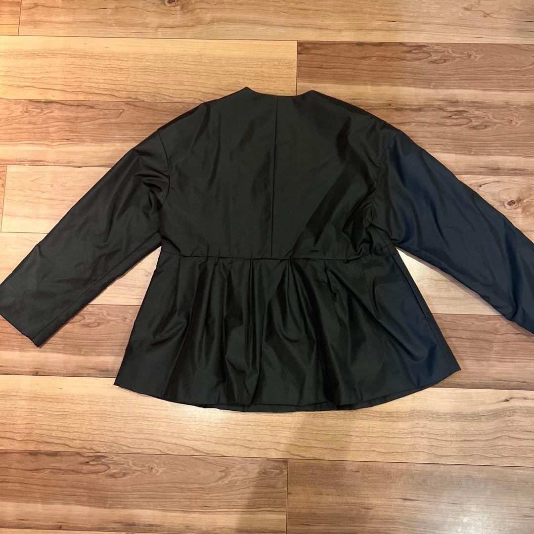 ★maa★専用 ノーカラーブラックジャケット サイズ36