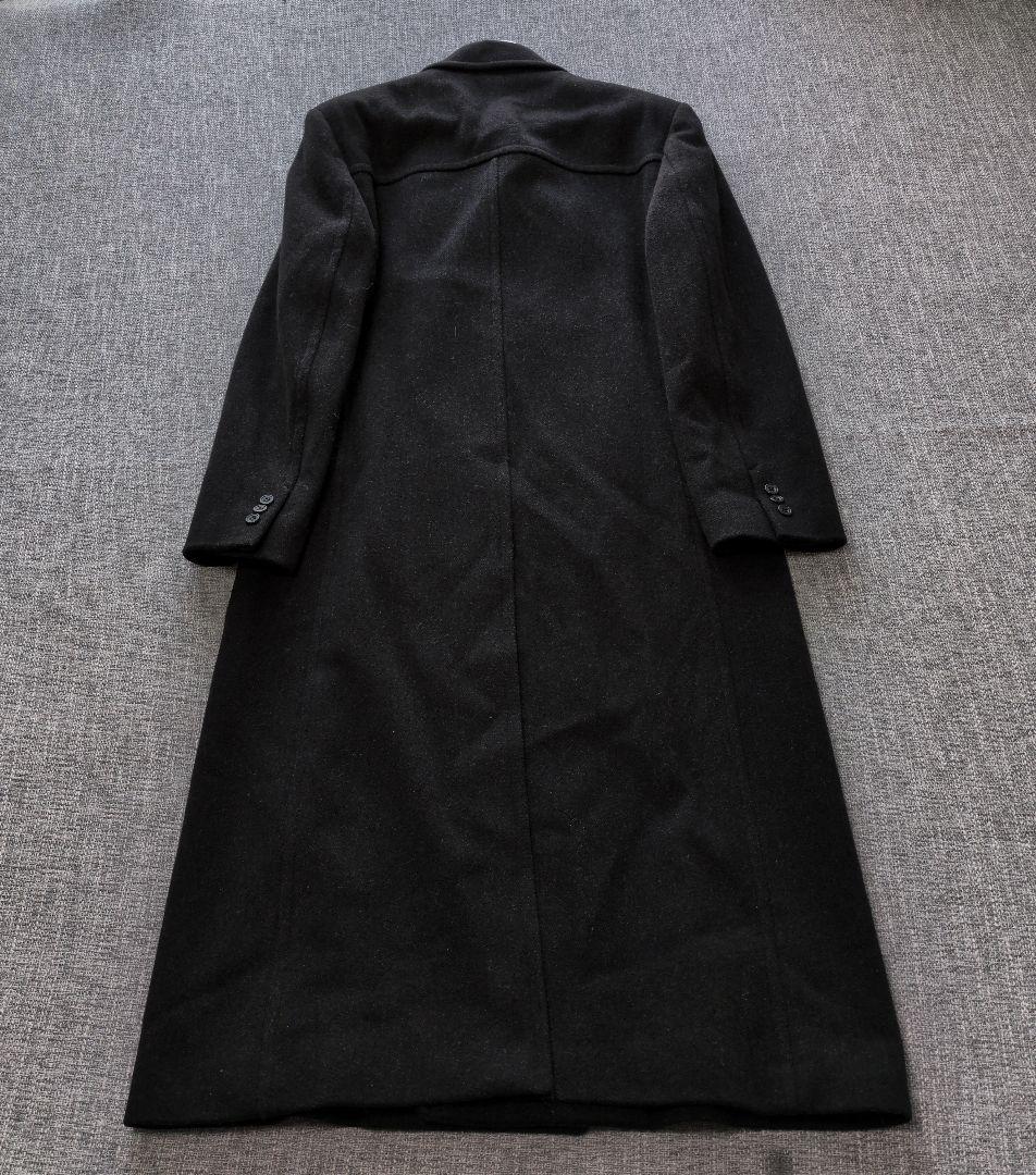 コムサデモード　日本製　ウール　ダブルブレストコート　ロング丈