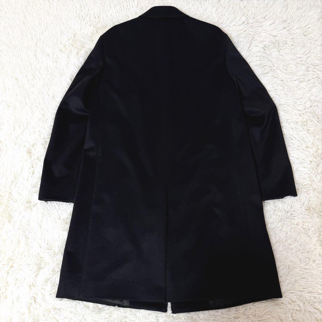 【ほぼ未使用】UNIQLO 22AW カシミヤ チェスターコート ブラック L