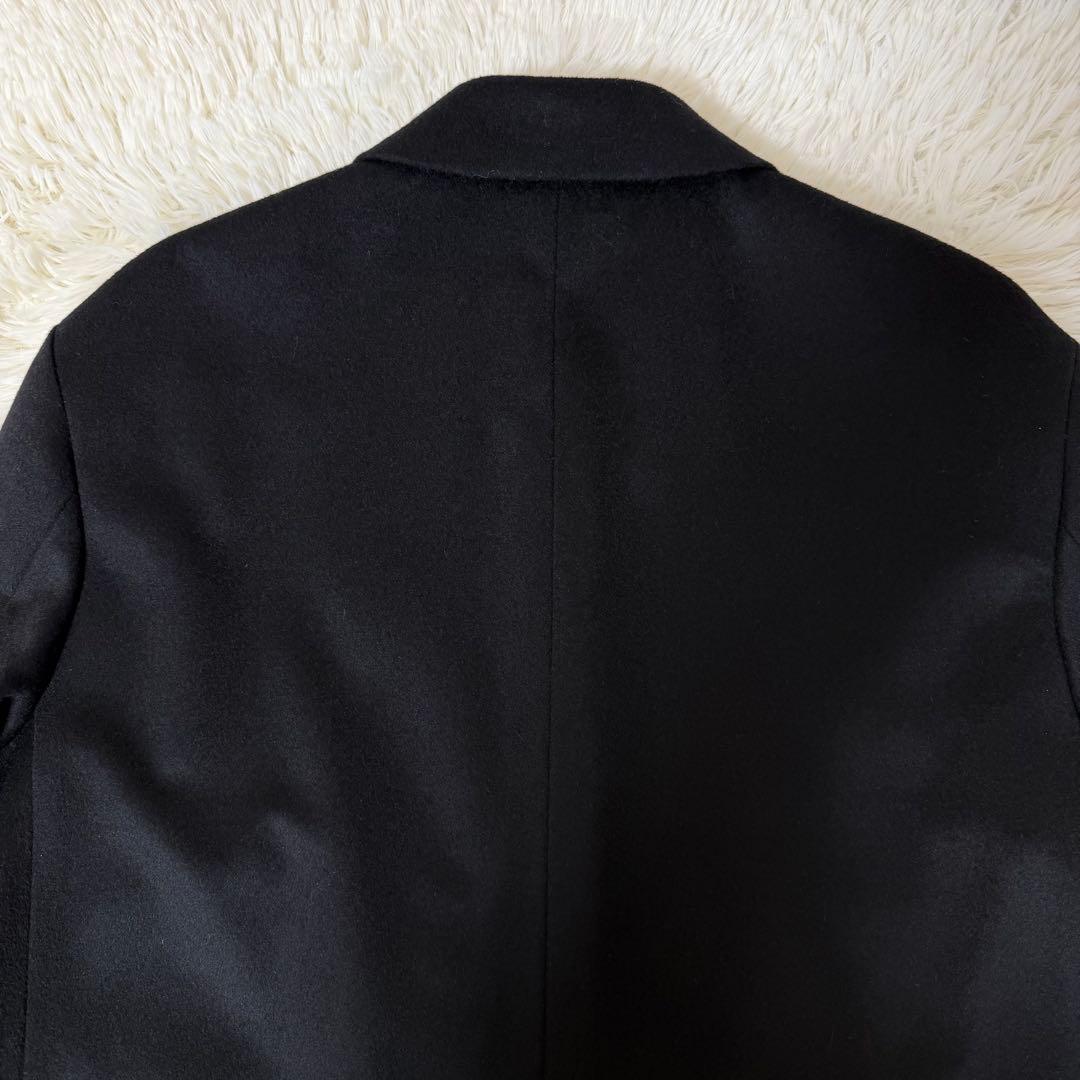 【ほぼ未使用】UNIQLO 22AW カシミヤ チェスターコート ブラック L