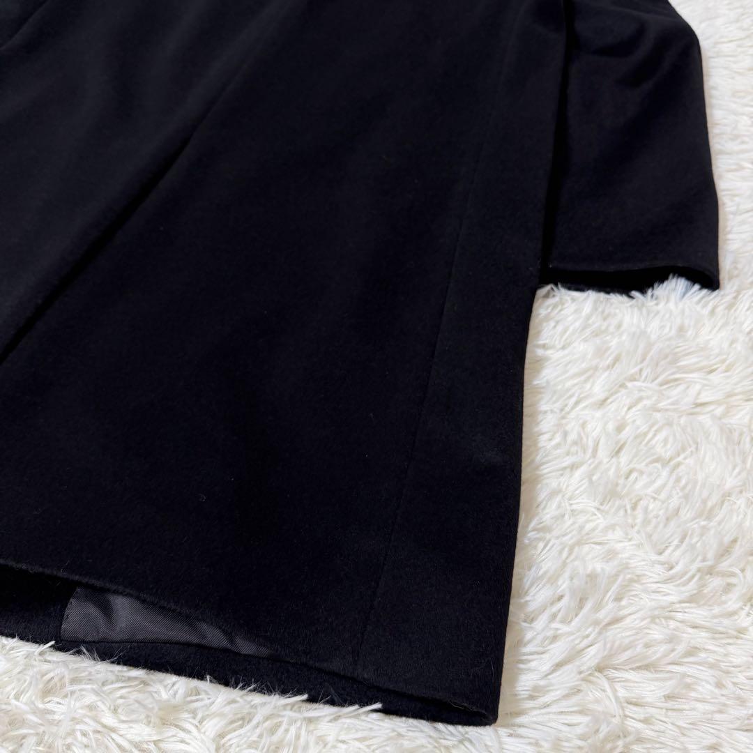 【ほぼ未使用】UNIQLO 22AW カシミヤ チェスターコート ブラック L