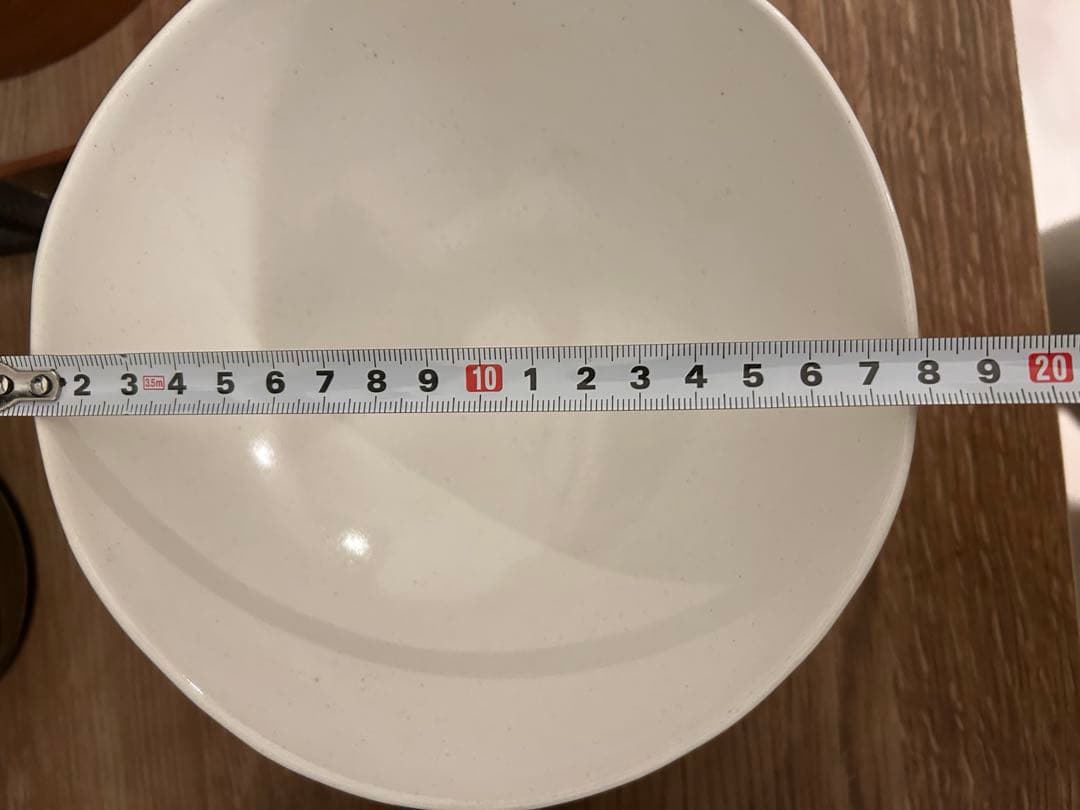 ホワイト 丸型丼 2個セット 約20cm