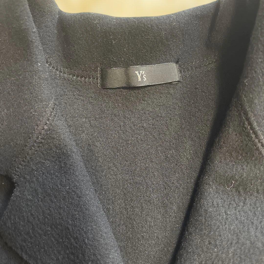 y's ブラック ポンチョスタイル ケープコート