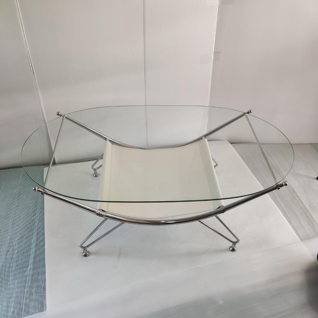 【数日セール】北欧レトロ ミッドセンチュリー アイアンフレームセンターテーブル