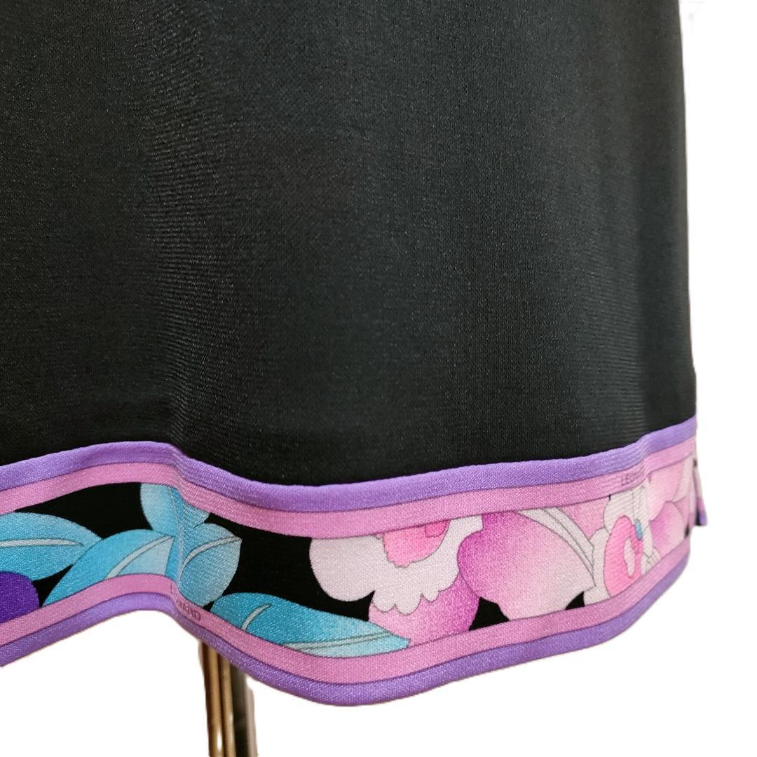 極近年　新品　大きいサイズ　レオナール　チュニック 42 13号 15号 黒