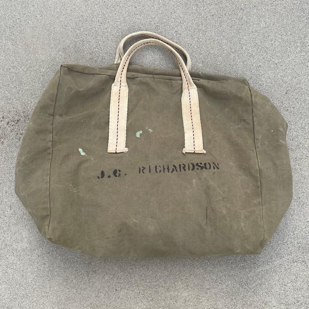 ペ*山様 希少 40s USAF アビエイターキットバッグ トートバッグ ヘルメ