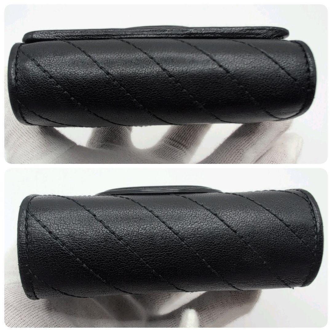 極美品✨️GUCCI 二つ折り財布 ブロンディ レザー ブラック 付属品付