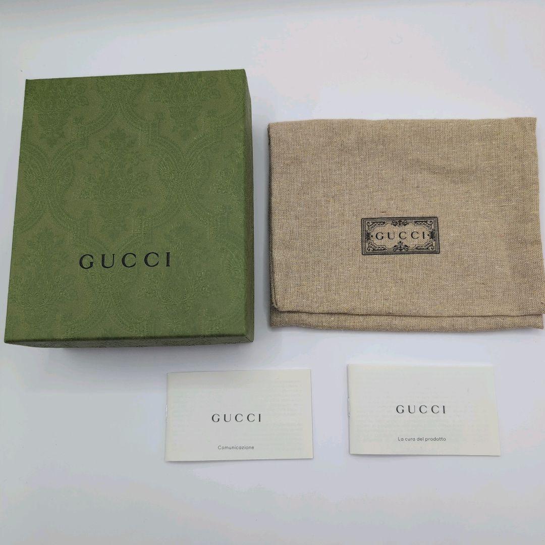 極美品✨️GUCCI 二つ折り財布 ブロンディ レザー ブラック 付属品付