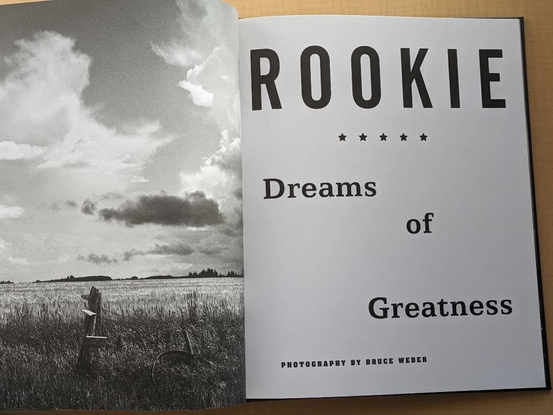 【希少】BRUCE WEBER 世界500部限定 ブルースウェバー ROOKIE