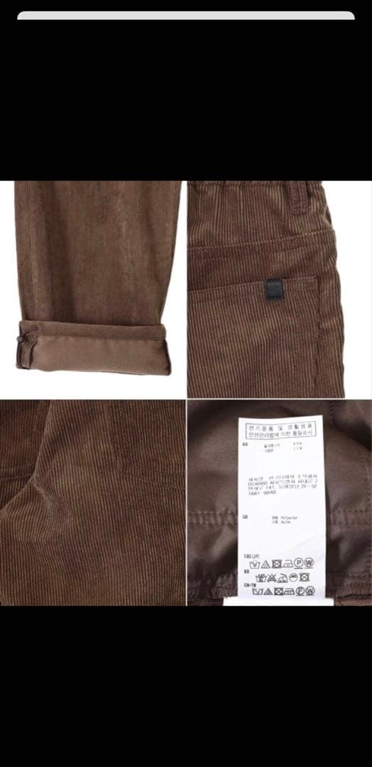 daiwa pier 39 コーデュロイパンツ ブラウン Sサイズ