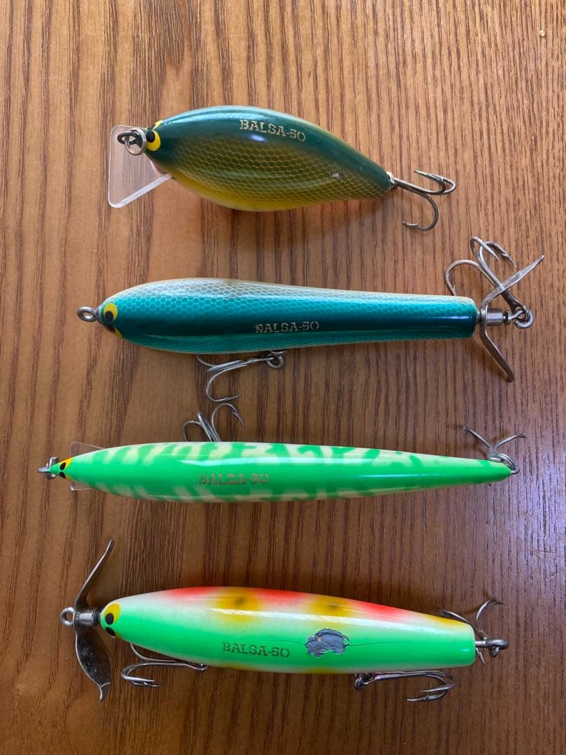 バルサ50 オールド　ミノー　トップウォーター　ルアー