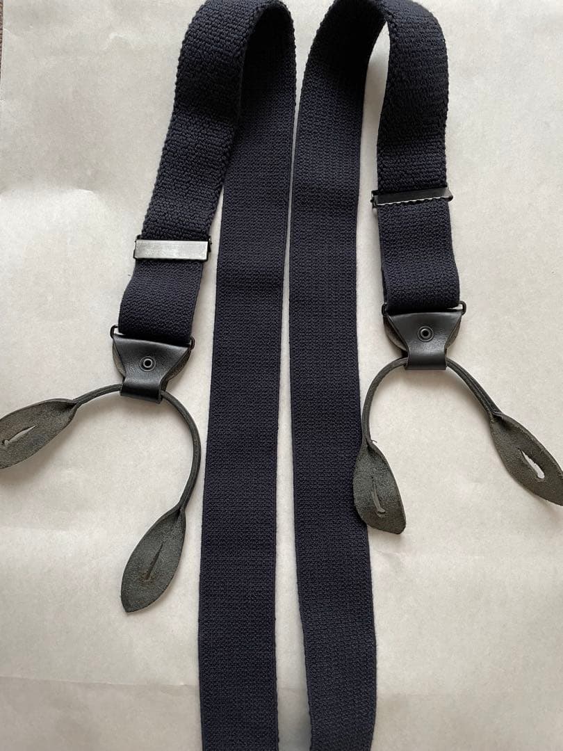 Nigel Cabourn US Army サスペンダー ネイビー