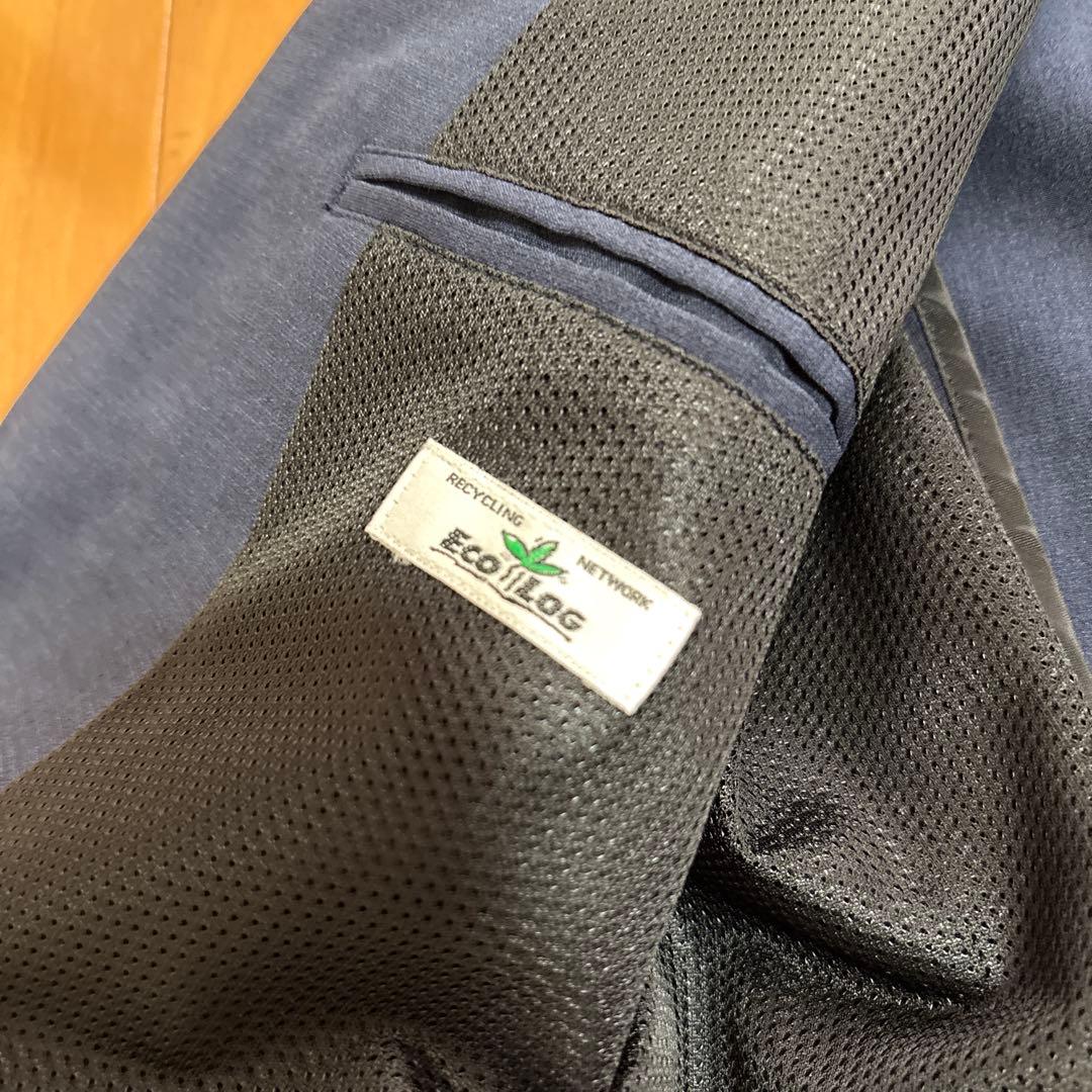 美品 DESCENTE デサント　セットアップ　ネイビー スーツサイズM