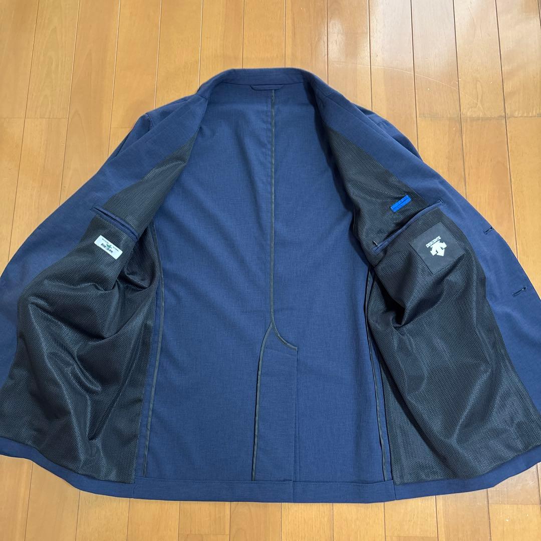 美品 DESCENTE デサント　セットアップ　ネイビー スーツサイズM