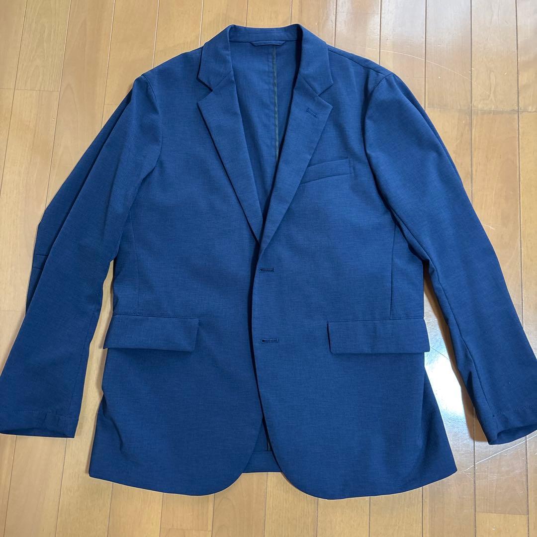 美品 DESCENTE デサント　セットアップ　ネイビー スーツサイズM