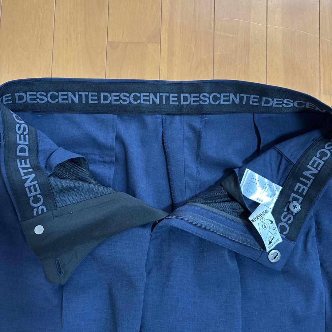 美品 DESCENTE デサント　セットアップ　ネイビー スーツサイズM