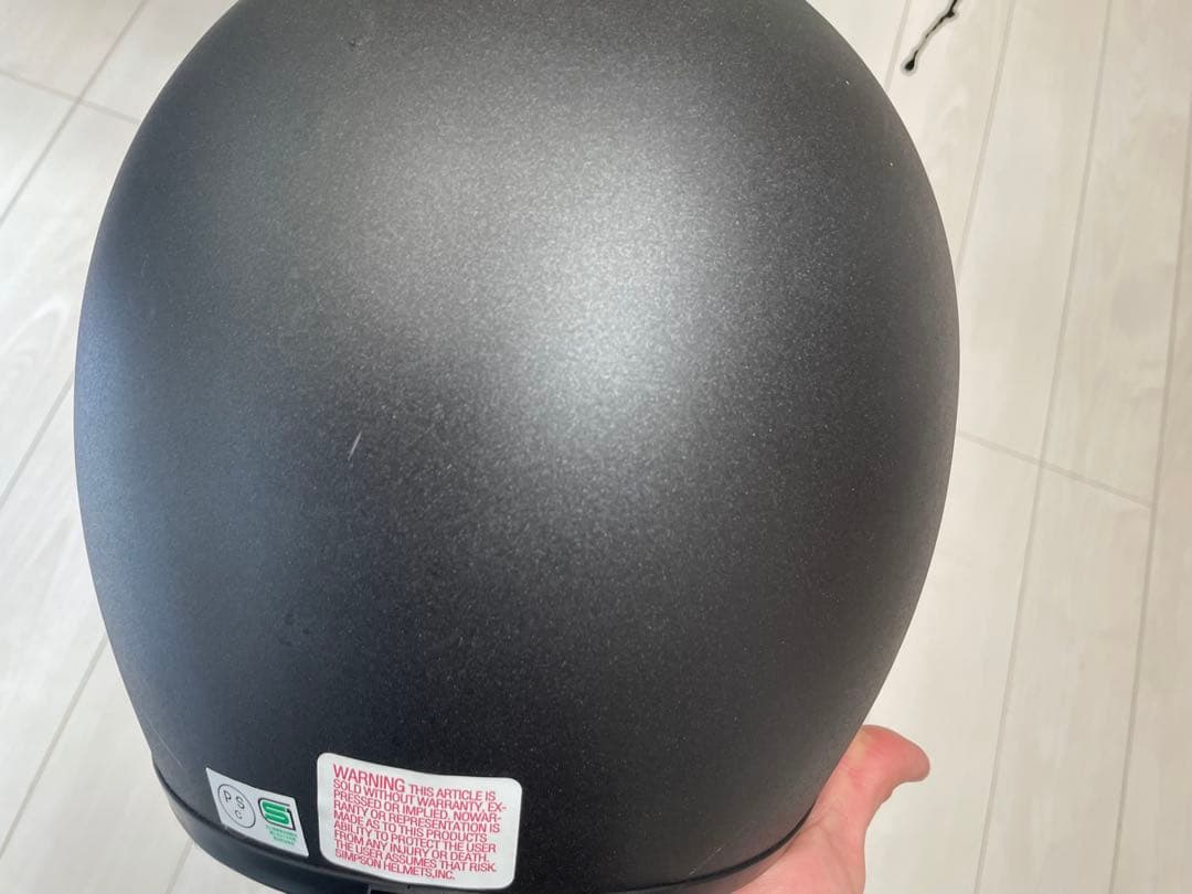 シンプソンM30ストーンブラック61㎝ ライトスモークベースミラーシールドセット