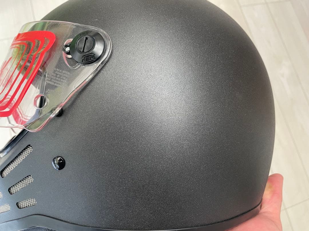 シンプソンM30ストーンブラック61㎝ ライトスモークベースミラーシールドセット