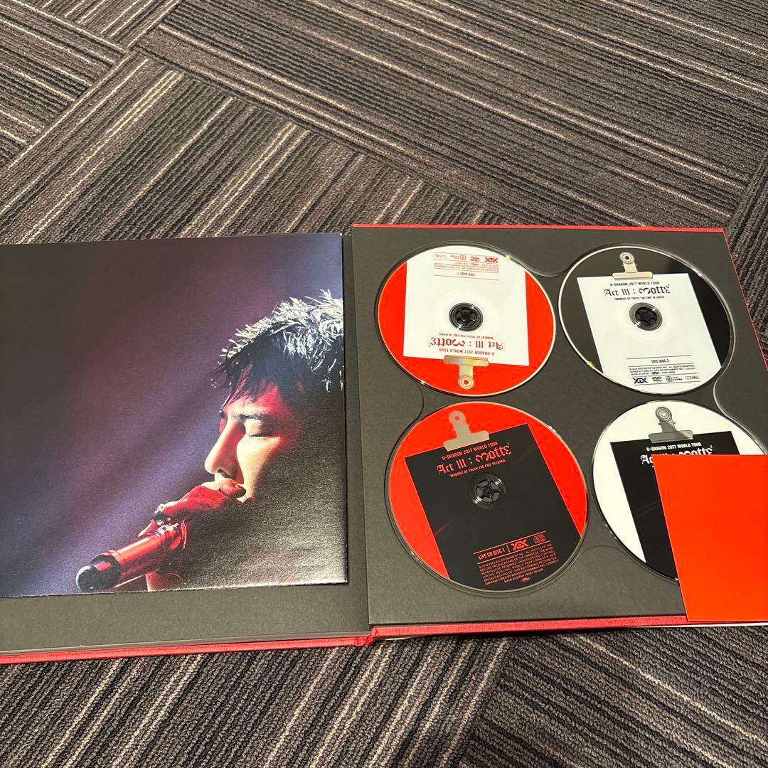 ⭐️G-DRAGON 2017 ACTIII MOTTE DVD 初回限定盤