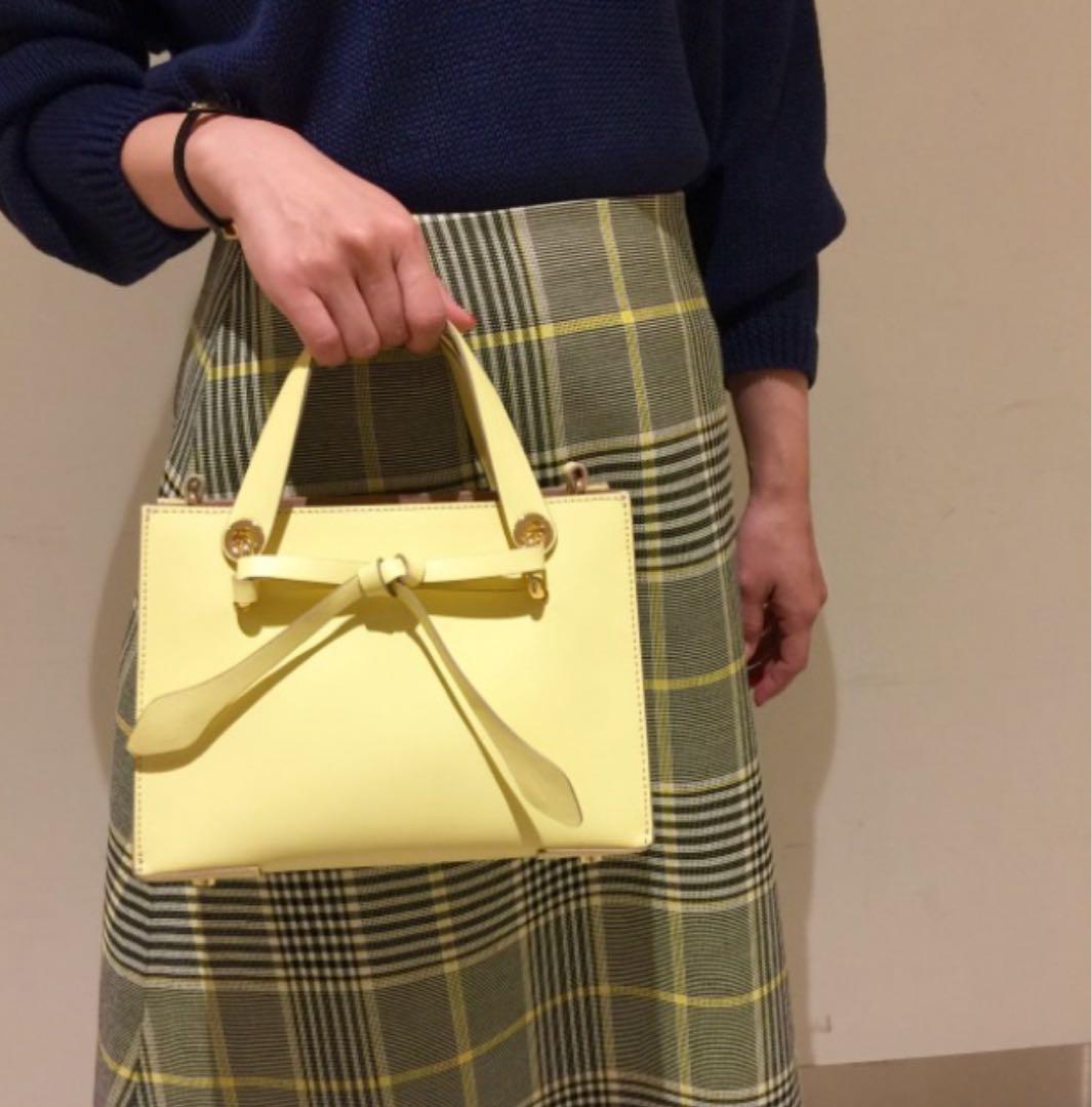 れい様IACUCCIイアクッチ　リボンスクエアバッグ