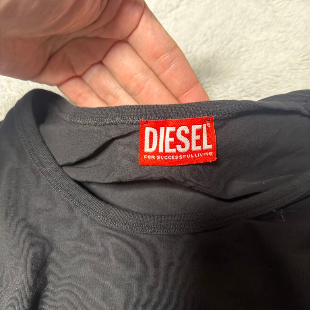DIESEL 長袖Tシャツトップス Dロゴ