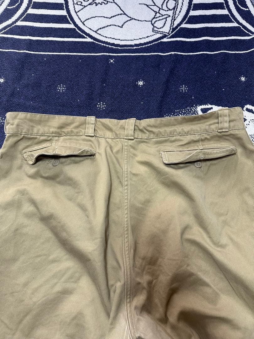 M52 後期　フランス軍　実物　チノパン　サイズ16 60s 50s