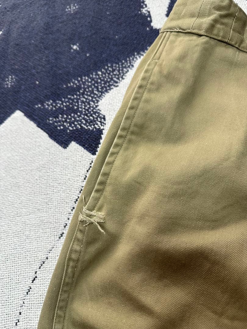 M52 後期　フランス軍　実物　チノパン　サイズ16 60s 50s