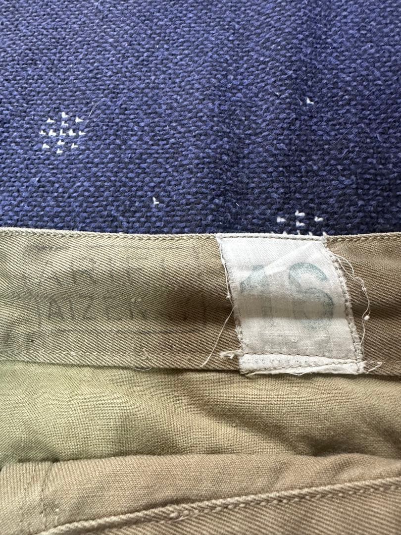 M52 後期　フランス軍　実物　チノパン　サイズ16 60s 50s