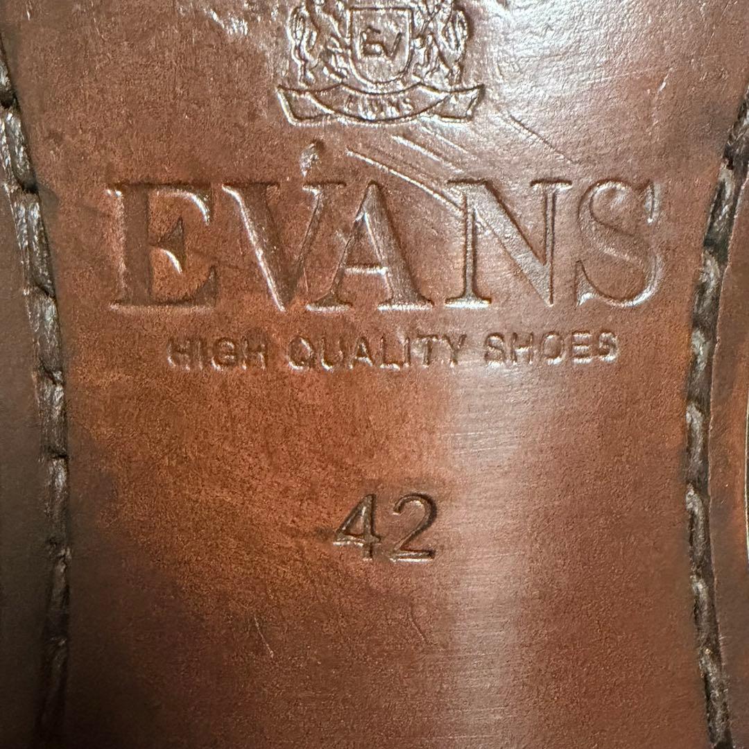 京都革靴老舗店EVANSオリジナル スエード スリッポン 黒 高級 ローファー